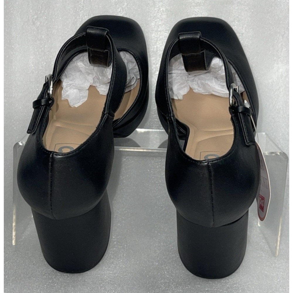 POP Worthy Black Mary Jane Chunky Platform Heeled Retro Shoe Women's Size 11 NEW - Picture 8 of 16